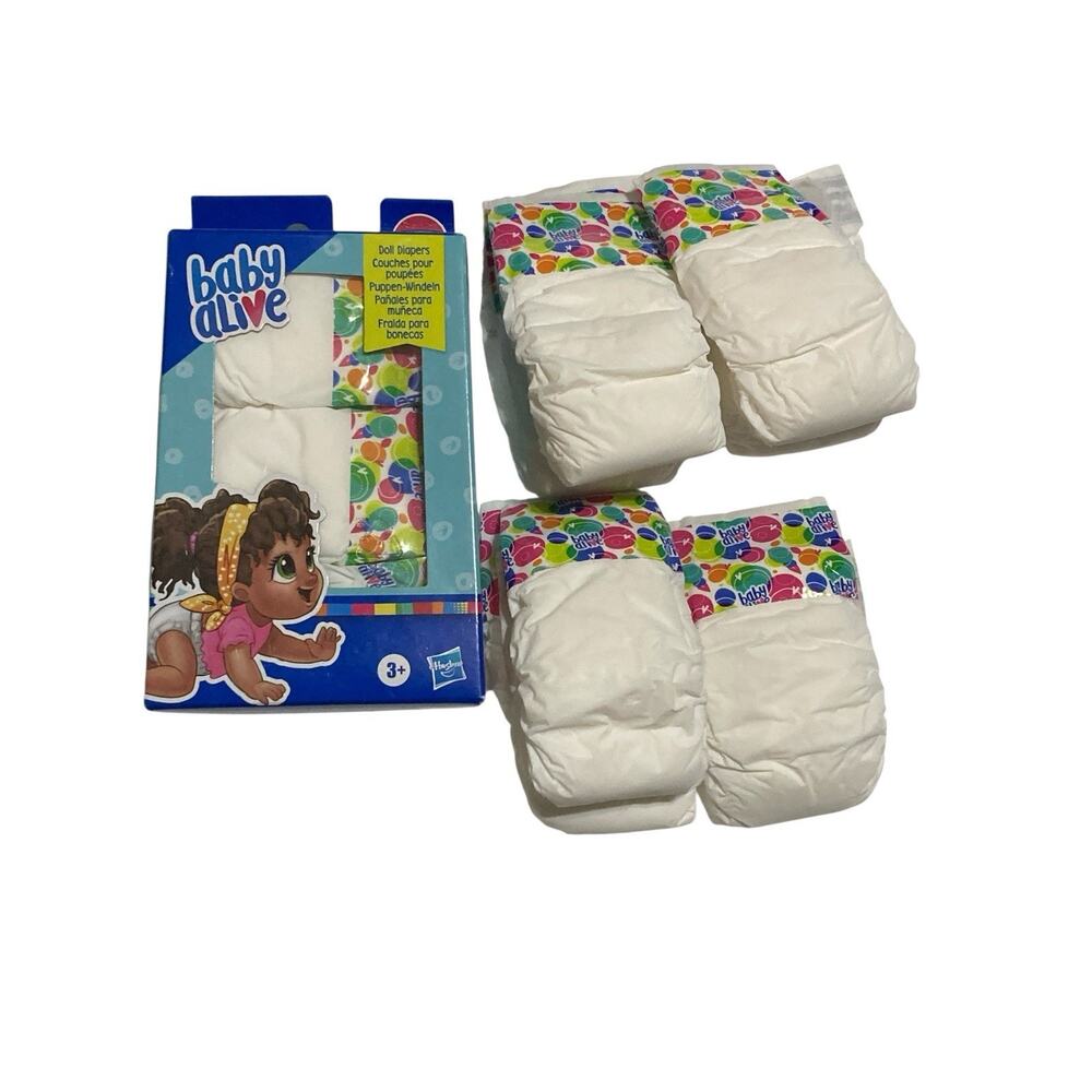 Baby Alive: Doll Diapers Hasbro LOT of 11 Some New Sealed‎